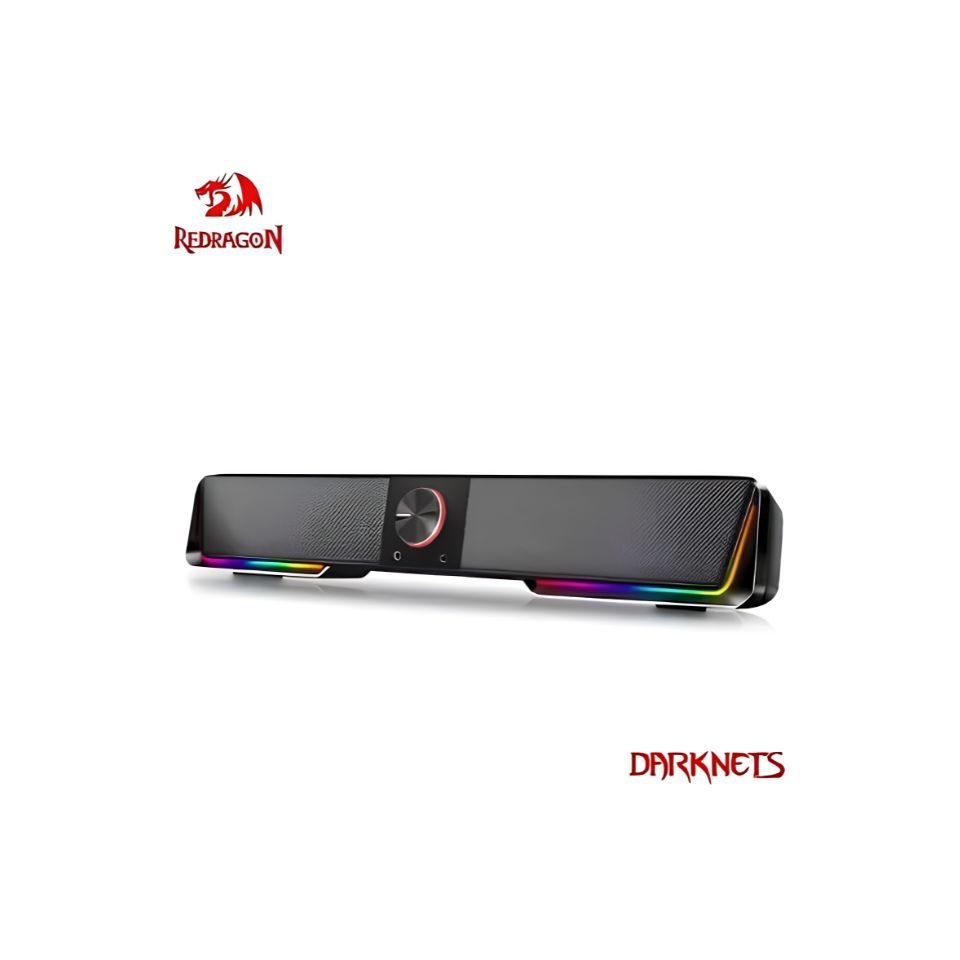Caixa De Som Soundbar Redragon Darknets Gs570 Rgb Cor Preto